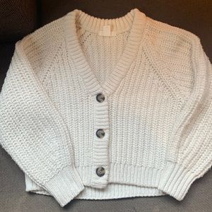 Chunky knit cardigan